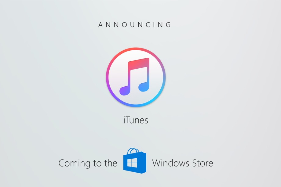 iTunes kommer til Microsoft Store, men det skjer ikke før 2018.
