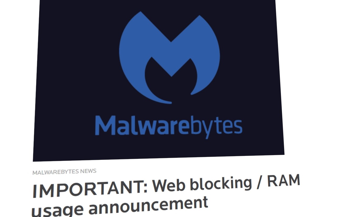 Malwarebytes rota det til, men har heldigvis en feilretting klar.