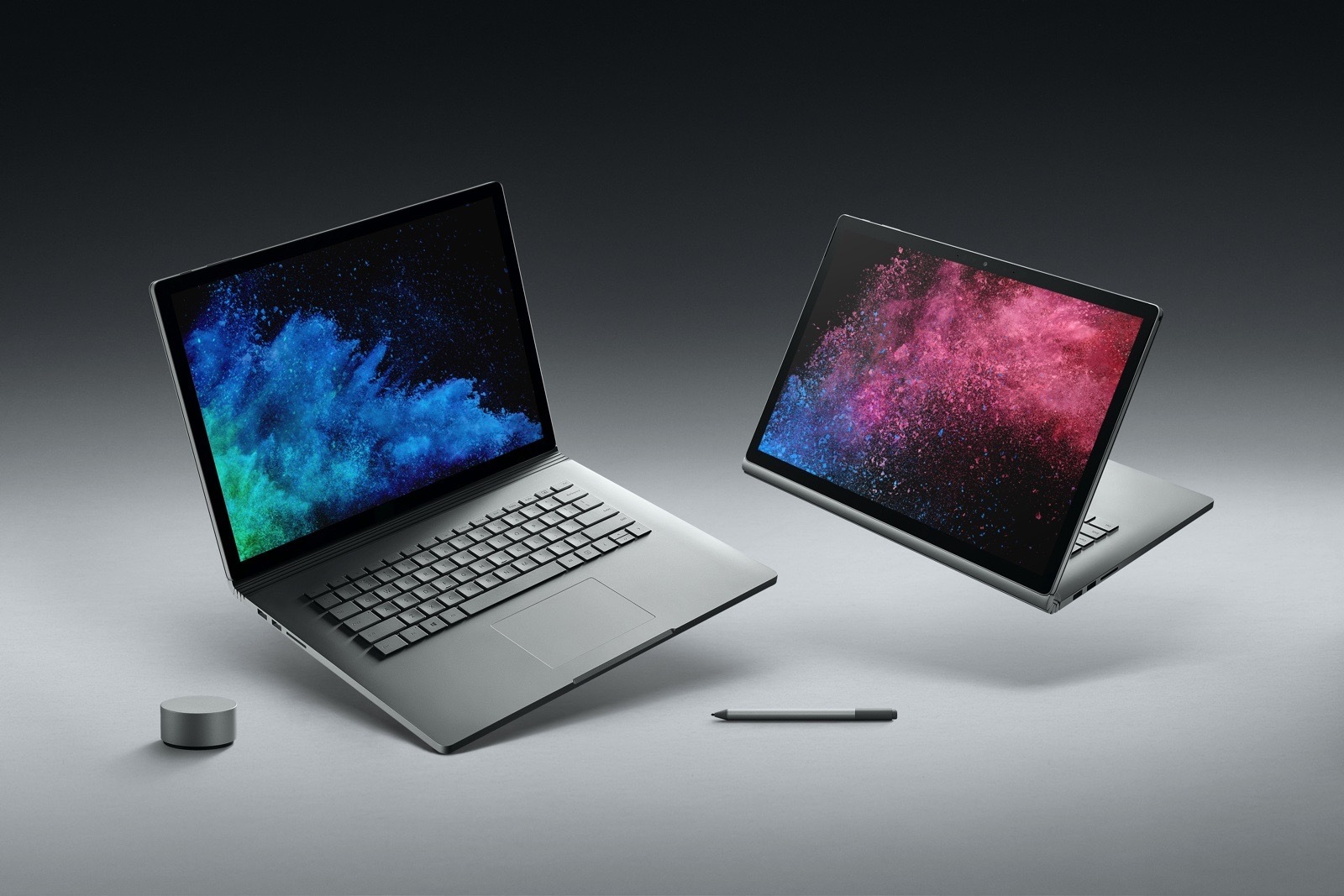 Begge Surface Book 2-modellene blir tilgjengelig i Norge.