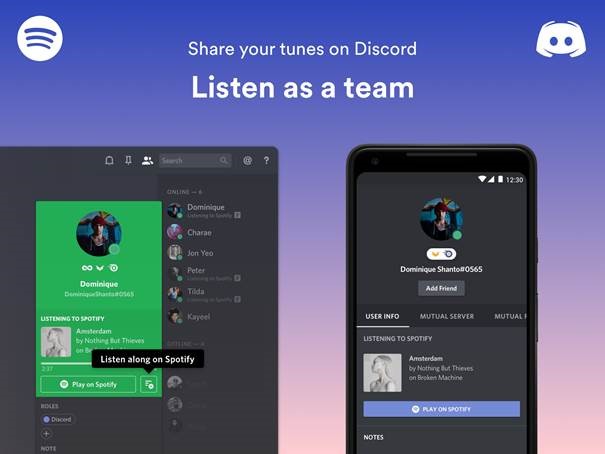 Discord og Spotify inngår samarbeid. Smart.