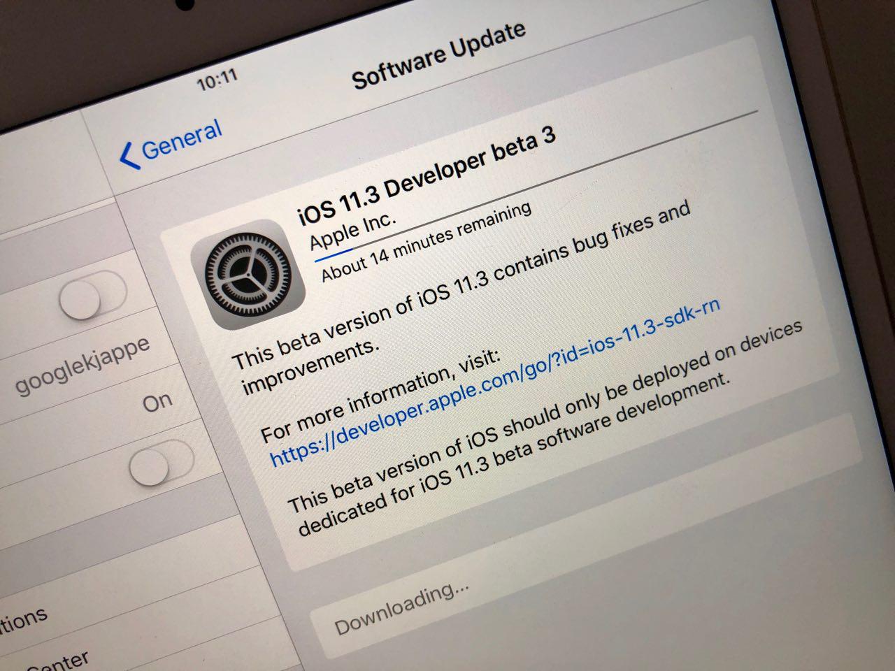 En ny iOS 11.3 beta er lansert utviklere. Alle som er med i det åpne testprogrammet vil kunne prøve senere i kveld eller i morgen.