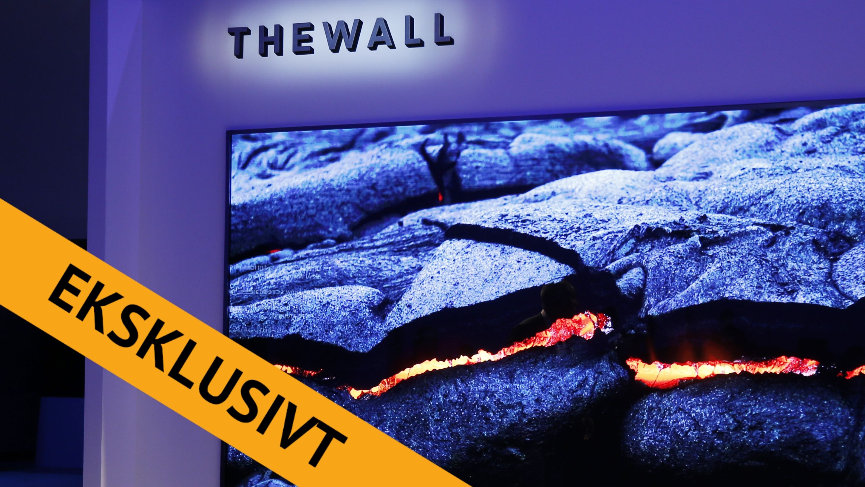 Samsungs "The Wall" mikroLED TV.