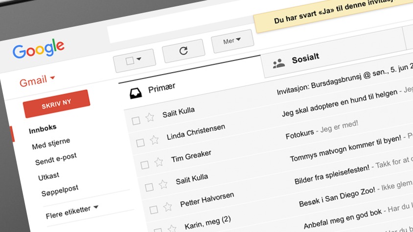 Gmail-brukere fikk plutselig en haug med søppelpost - fra dem selv.