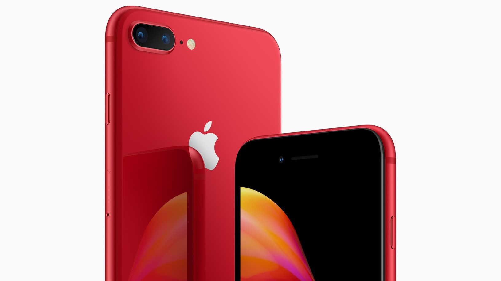 Her er den røde iPhone 8.