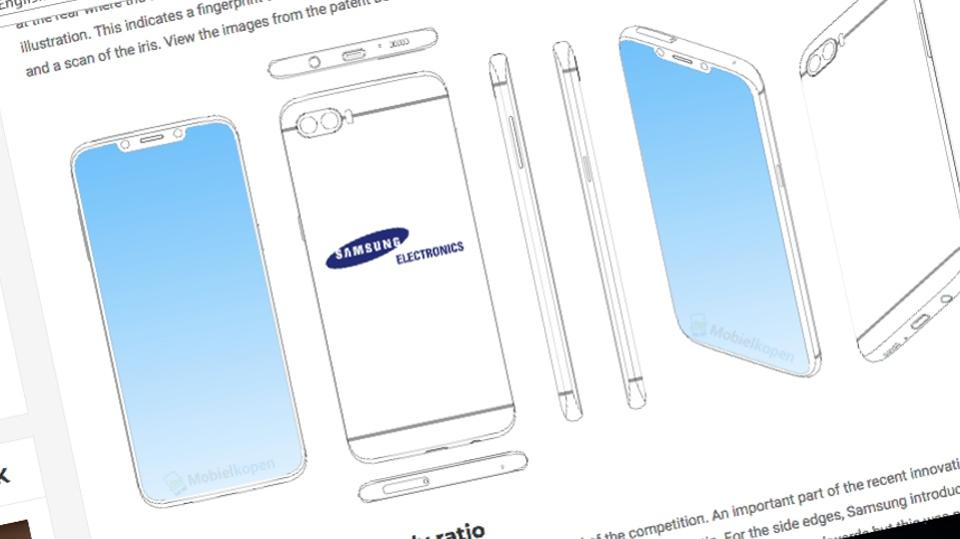 Fremtidens Samsung Galaxy kan ha iPhone X-design.