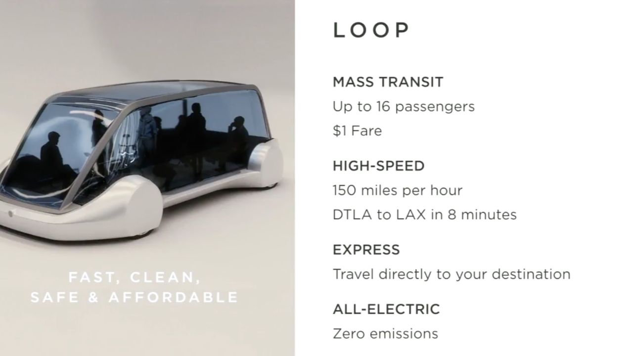 I fremtiden kan du reise med Elon Musk-"toget" for en tier.