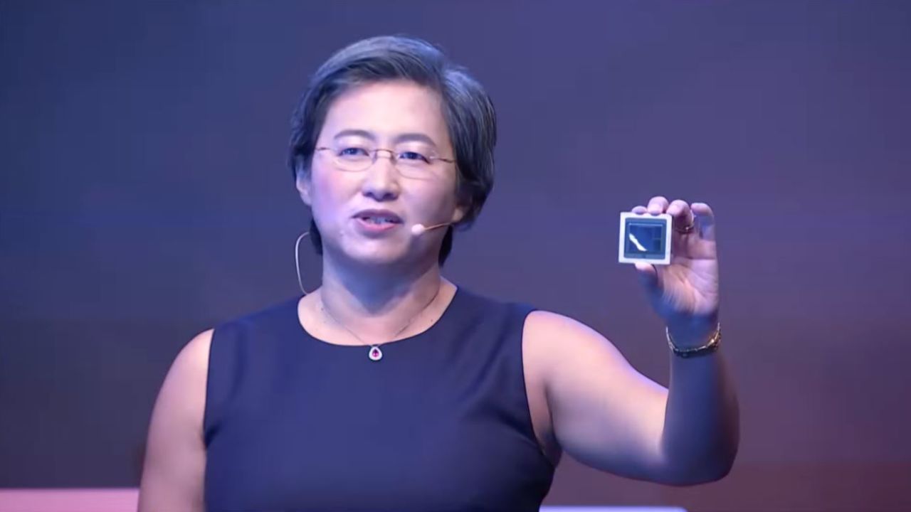 Her viser AMD frem den første 7nm-brikken.