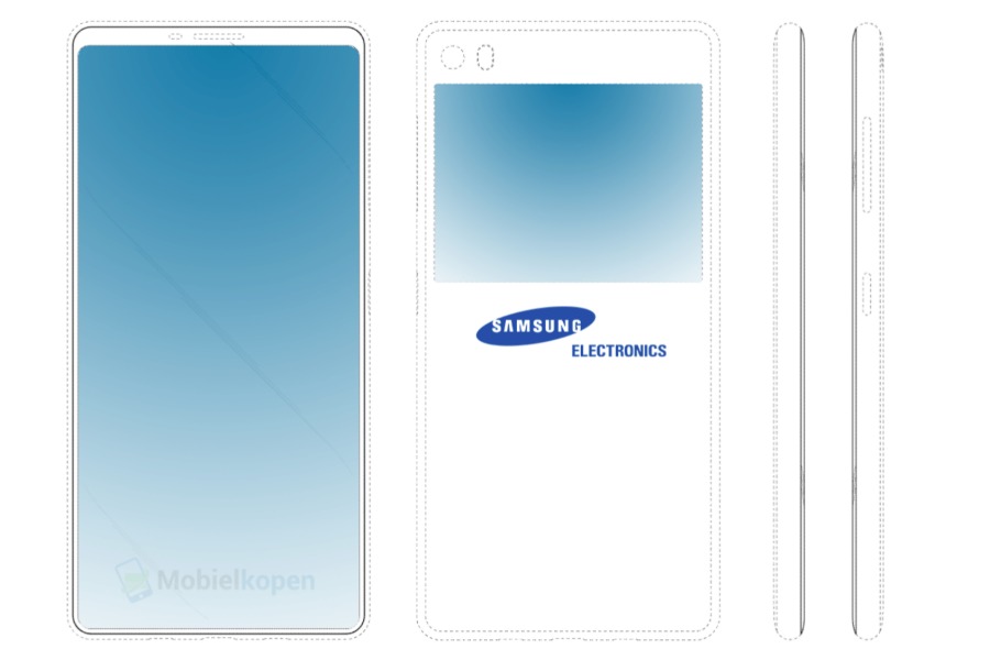 Samsung avslørte Galaxy-mobil med syltynne rammer og to skjermer.