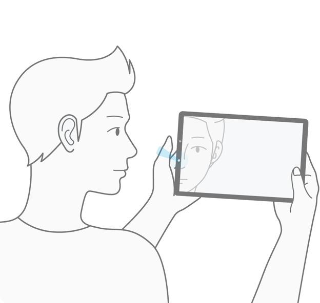 Galaxy Tab S4 får Samsungs smarte ansiktsskanner.
