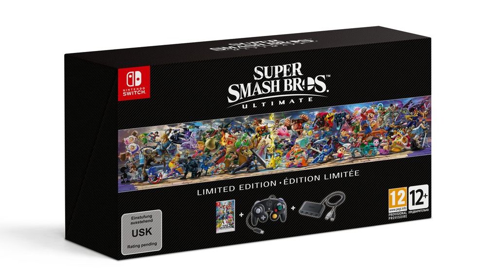 Super Smash Bros. Ultimate Limited Edition inkluderer en GameCube-kontroller
