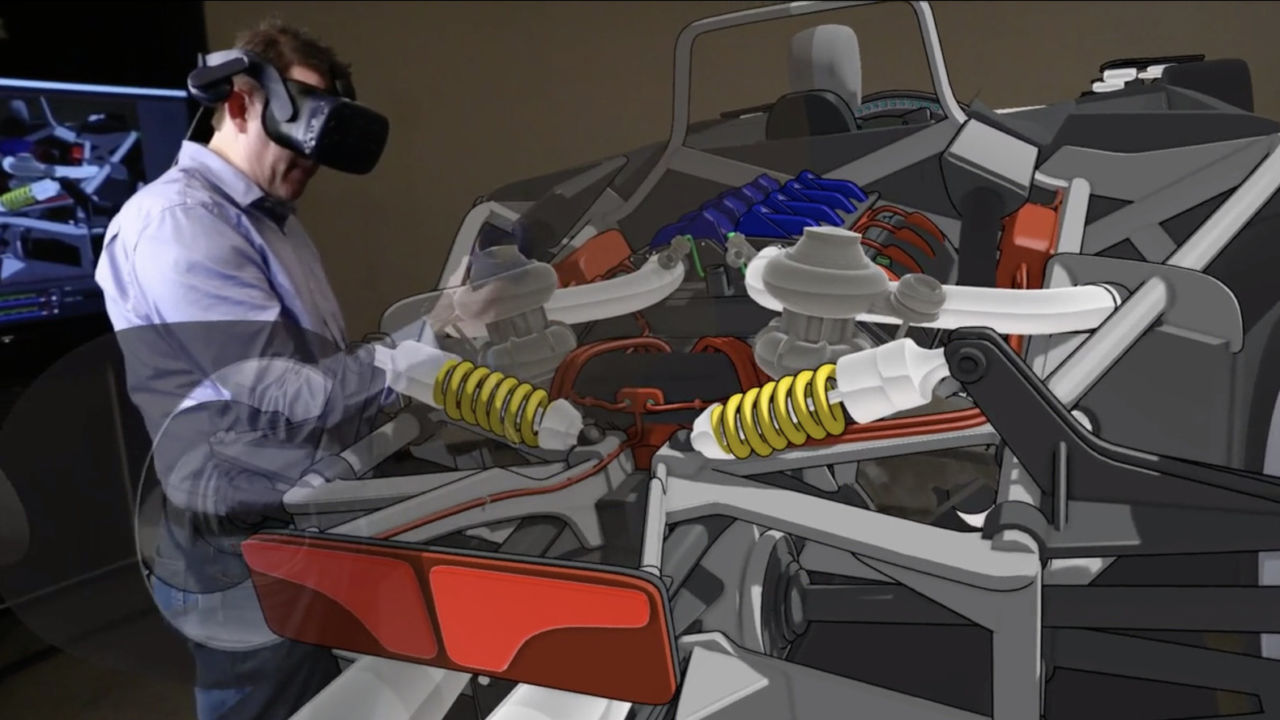 Ford har meldt stor interesse for å kunne designe biler i 3D ved hjelp av VR.
