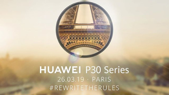 Huawei skal vise fram P30-serien under et arrangement i Paris.