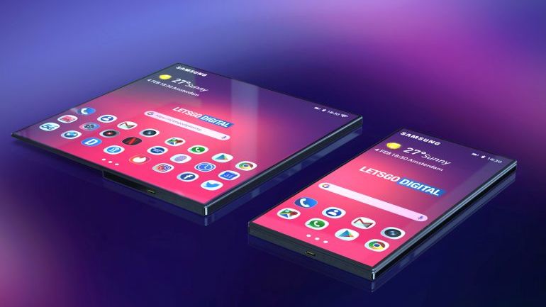 Samsungs foldbare telefon ser lekker ut.