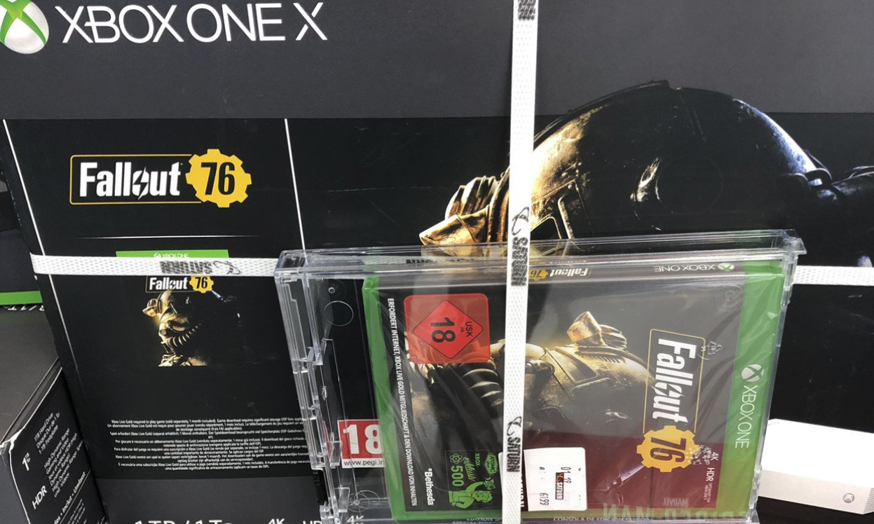 Butikkene sliter med å få solgt unna det nye nyeste Fallout-spillet.