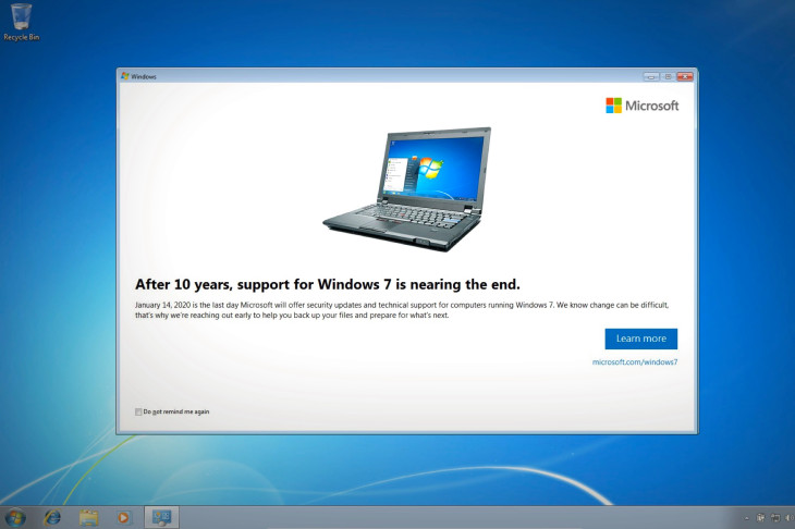Windows 7-brukere kommer støtt og stadig til å møte på denne meldingen, men det er mulig å deaktivere.