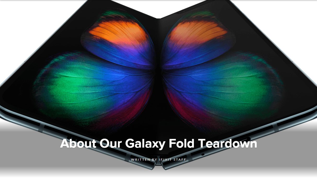 iFixit fjerner Galaxy Fold-demontering fra nettsiden