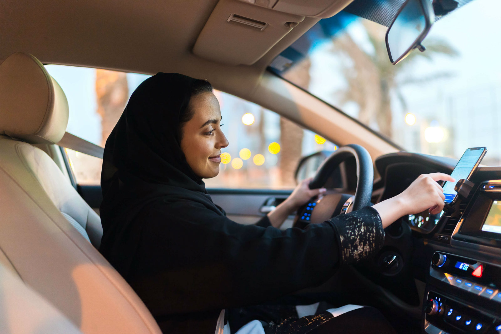 Uber introduserer spesialfunksjon for applikasjonen i Saudi-Arabia