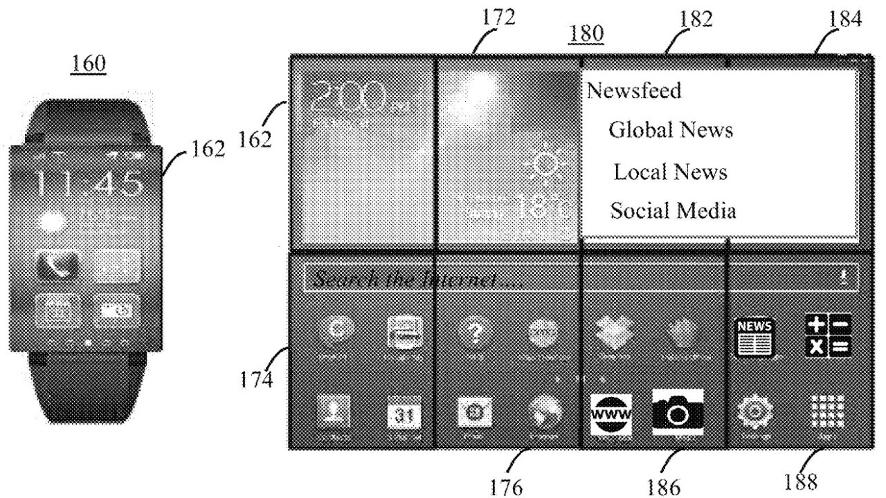 Tar patent på smartklokke med stor skjerm