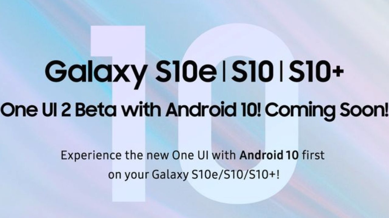 Samsung Galaxy S10 Android 10