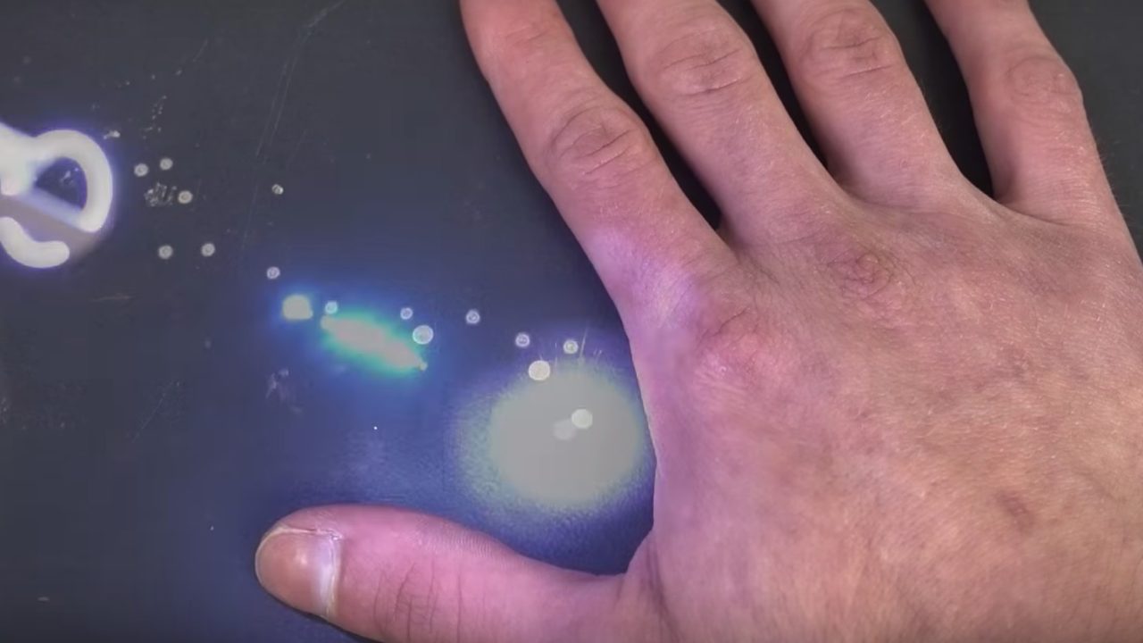 Laser hånd