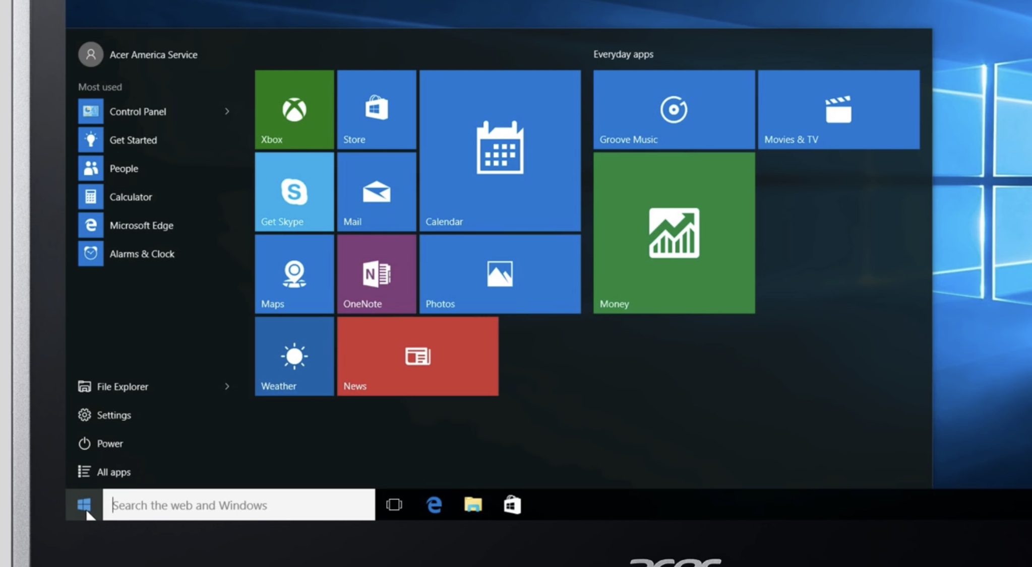 Windows 10 Live Tiles