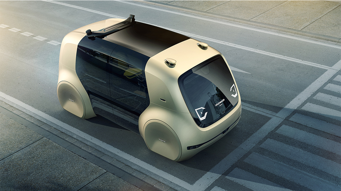 Volkswagen med 100 prosent selvkjørende varelevering og taxi - testes i  sommer - ITavisen
