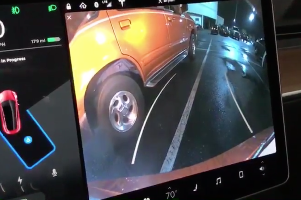 Autopark Tesla Vision