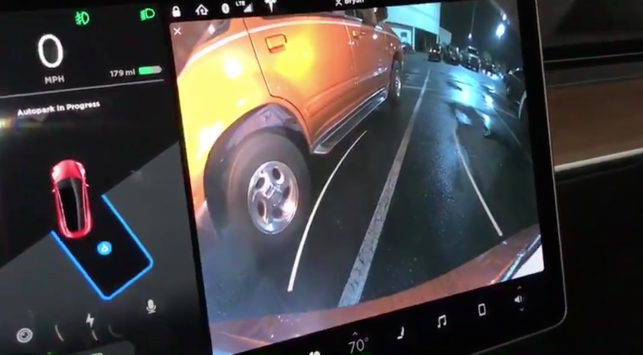 Autopark Tesla Vision