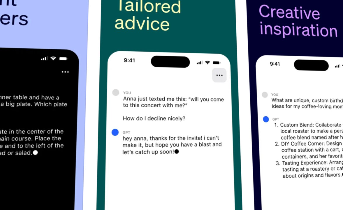 chatgpt er nå app til iphone