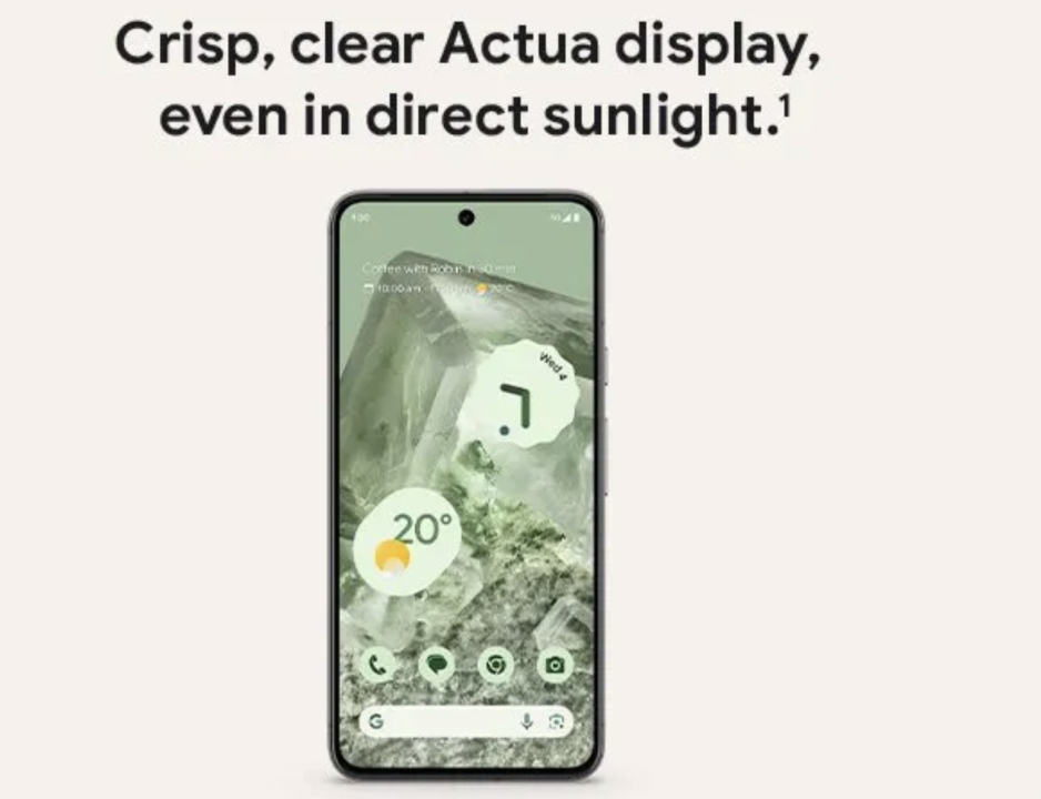 pixel 8 pro actua display