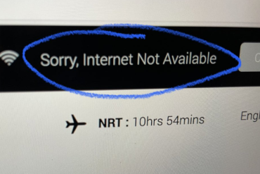 internett på fly