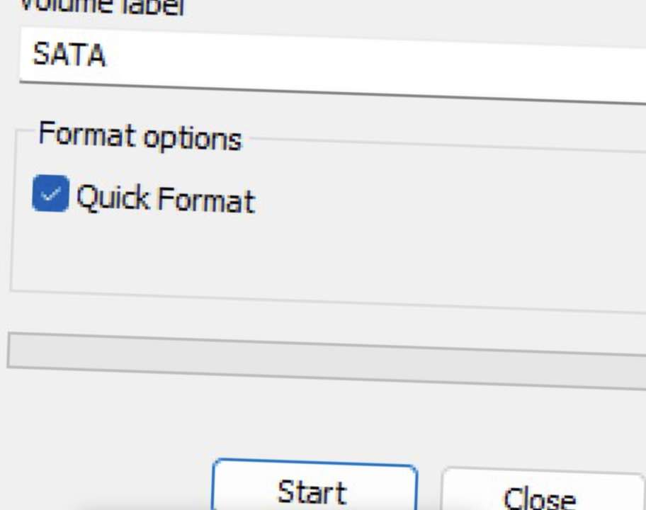 formatering i windows
