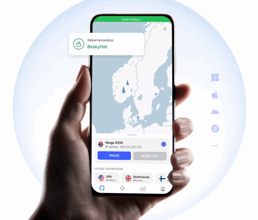 NordVPN oppsett for Nintendo Switch 2