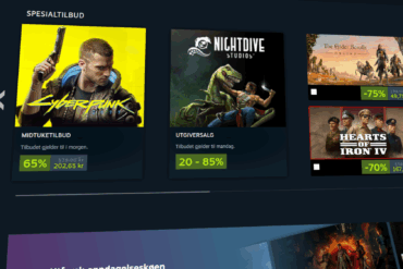 Skjermbilde av Steam-klienten på macOS før støtte for versjon 11 avsluttes 15. oktober 2025.
