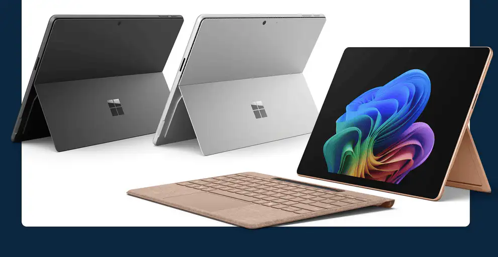 Surface Pro 13 med Snapdragon X2 Elite-brikke, OLED-skjerm og støtte for opptil 32 GB RAM.