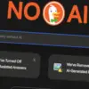 Skjermbilde som viser DuckDuckGo-logoen og budskapet «No AI», brukt i omtale av økt interesse for alternative søkemotorer etter Googles AI-satsing.
