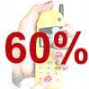 mobil - 60 prosent