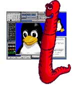 Rød Linux-orm