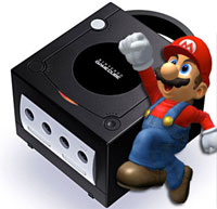 Gamecube med Mario
