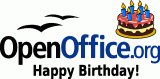 GLEDE: OpenOffice fyller 6 år - og gleder seg over Microsofts avtale med Novell.