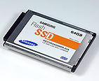 Solid State Disk fra Samsung på 64GB er rett rundt hjørnet.