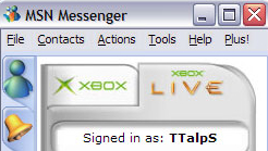 Slik ser den nye Messenger-klienten for Xbox 360 ut.