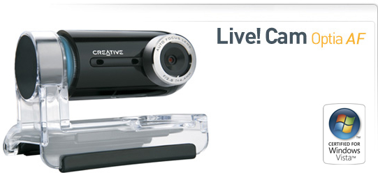 Creative lanserer verdens første webcam med autofokus.
