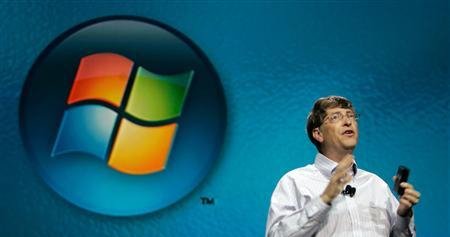 Gates under lanseringen av Windows Vista tidlig 2007.