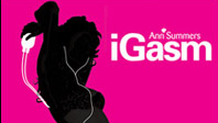 Sex-leketøyet iGasm blir markedsført med samme type grafikk som iPod-reklamen.