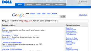 REKLAME:  Slik ser søkeresultatet ditt ut hvis du er Dell-kunde med ferdiginstallert Google toolbar.