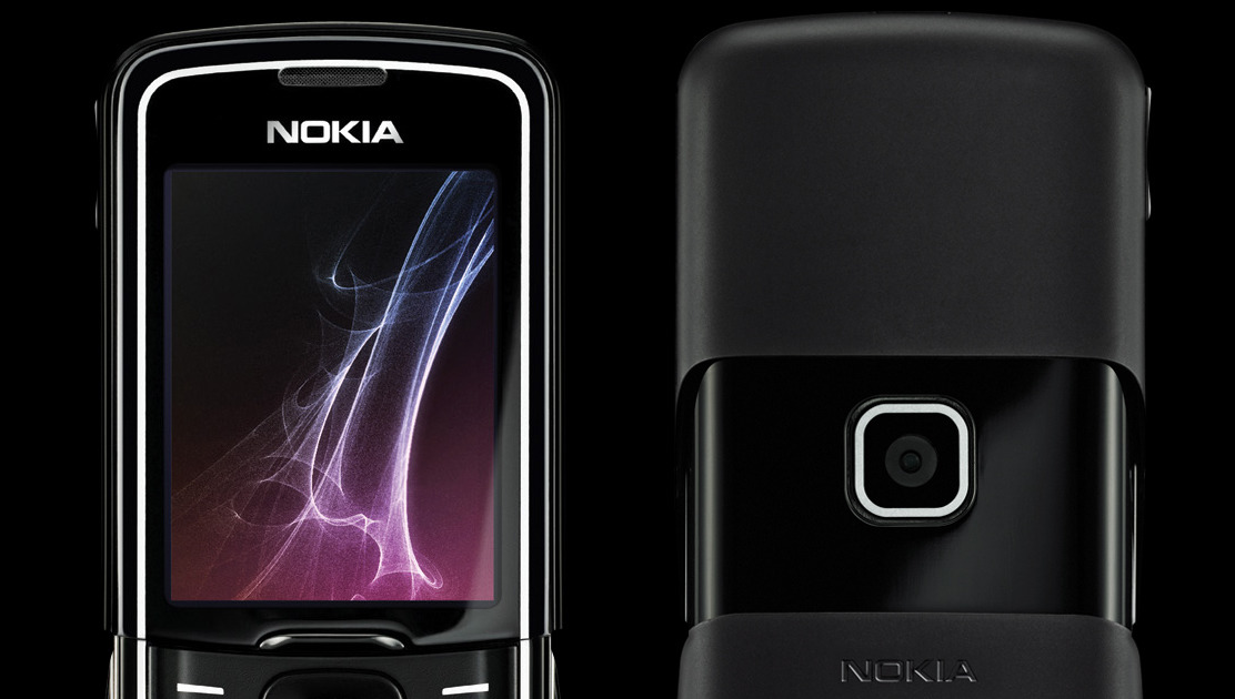 LEKKER:  Nokia 8600 Luna er en designmessig lekkerbisken i eksklusive materialer.