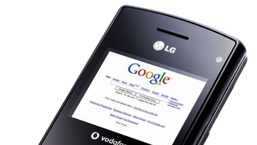 RØD OG SORT:  Slik ser LGs Google-telefon ut.