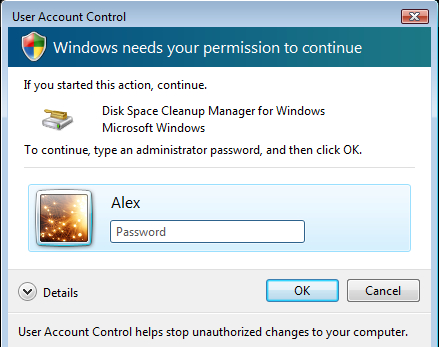 User Account Control i Windows Vista.
