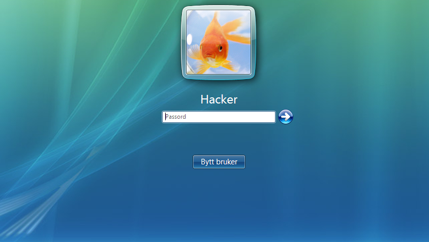 At passord-bskyttelsen i Windows er en vits, har vært kjent i mange år. Men nå er hackeren Adam Boileau så lei av Microsofts treghet at han har skevet et program som systematisk utnytter kjempehullet.(Bildet viser Windows Vista. Innbruddsrutinen er bare t